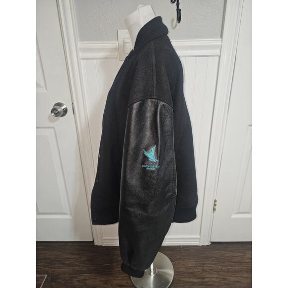 Vintage Skookum Adesa Wool Leather Letterman Varsity Jacket Size 54 Made in USA - Picture 5 of 10